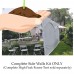 Party Tents Direct Outdoor Event Tent Complete Side Wall Kit (10x20)   